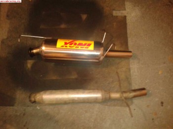 Escape rc racing homologao con cola de gr.n para citroen ax