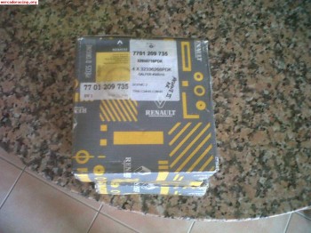 Pastillas de freno trtaseras renault megane2