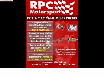 Rpc motorsport electronicas para todo tipo de vehiculos