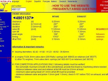 Se vende arbol 297º para 205 rallye