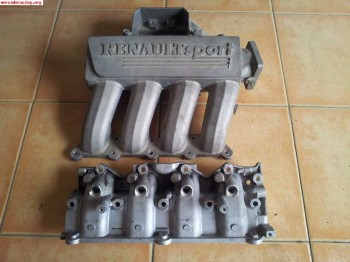 Colector admisión clio sport modificada