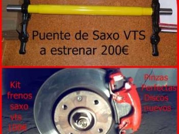 Se vende puente y frenos de saxo vts