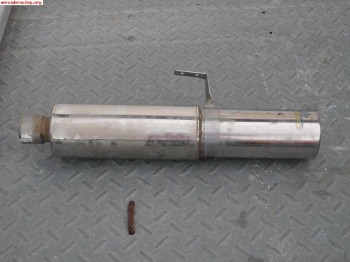 Tubo escape trasero