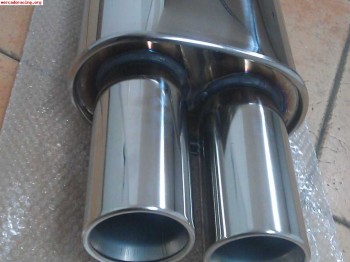 Vendo escape de inoxidable universal sin estrenar