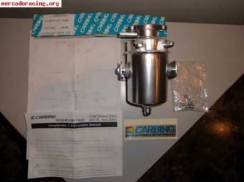 Venta carbing deposito aluminio reservoir tank conexiones #4
