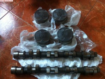 Levas pistones cazoletas de valvula y muelles de c2 copa 