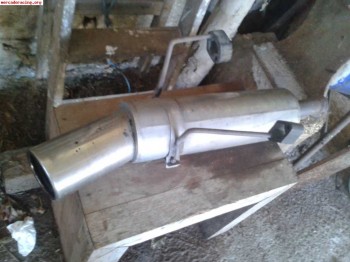 Salida de escape don silencioso 106/saxo   90 mm