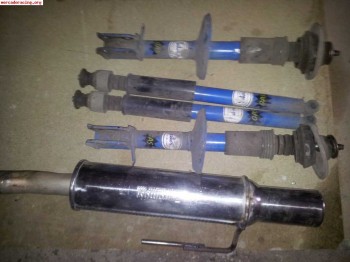 Suspension y escape clio sport 172