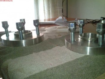  separadores 20mm 4x108 ¡con solo 35 km! y tornillería inclu