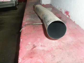 Vendo escape 132 acero inoxidable, saxo ax o 106