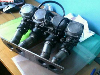 Kit carburacion moto mikuni   colectores para psa 8v