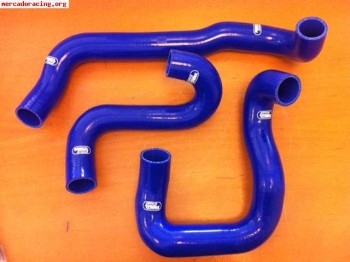 Kit tuberias samco color azul   bmw 320-323-325 e30