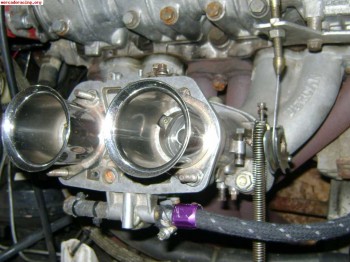 Carburador weber 40-40 idf italiano con admision bercan trab