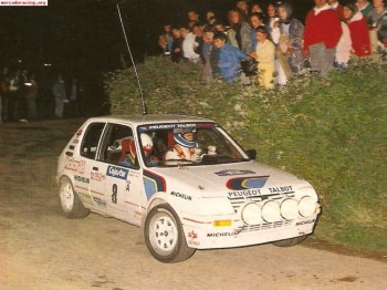 Vendo material 205 rallye, ...........usado..........