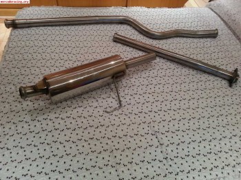 Linea de escape gr.n oreca en acero inoxidable