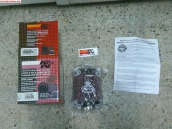 K&n filtro de aire universal 25 euros