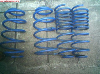 Muelles de -2.5 a 3 sparco azules