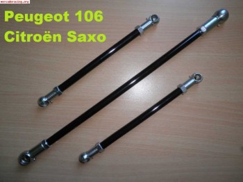 Varillaje cambio (rótulas acero) para peugeot y citroen 40€ 