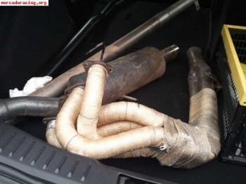 Colectores escape inox de citroen sport para c2 copa nuevos¡