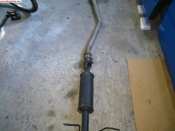 Linea de escape completa citroen ax