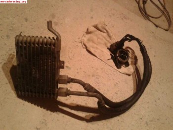 Radiador aceite con tuberias y sanwich 