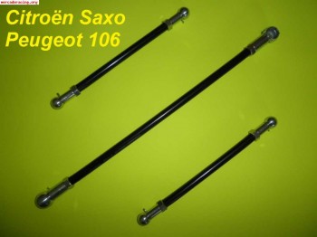 Varillaje cambio (rótulas acero) para peugeot / citroen 40€
