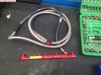 Rampa de inyecion de alumio para clio sport