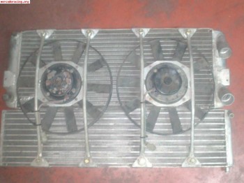 Radiador doble de aluminio