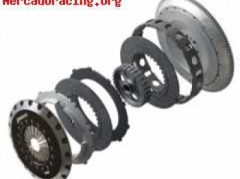 Embrague tridisco carbono para mitsubishi evo.
