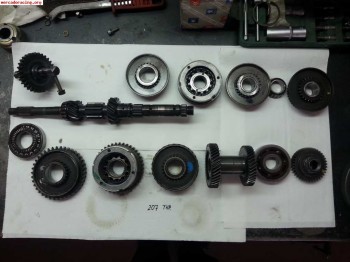 Relacion peugeot 207 thp, 206 rc y caja 206 gti