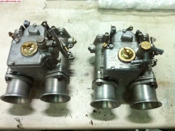 Se vende pareja de carburadores weber 40 dcom 