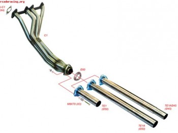 Colectores y linia 205 gti