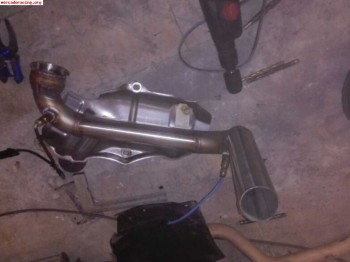 Downpipe de 63mm para abarth punto evo