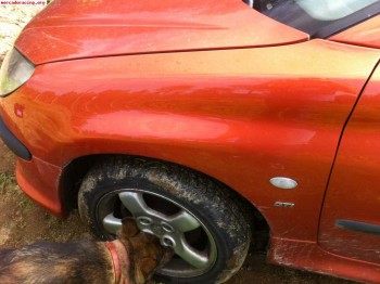 Despiece 206 gti, fase 1, año 2000- negro o gris o naranja ,