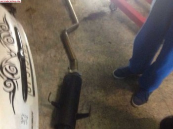 Linea de escape oreca de inox