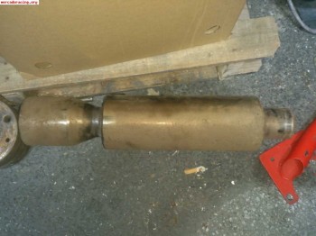 Silencioso trasero inoxidable