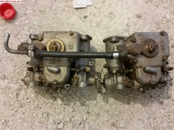 Se vende pareja de weber  40 dcoe