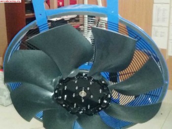 Ventilador con motor para banco de potencia