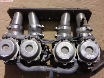 Carburacion de moto con colectores 205 gti