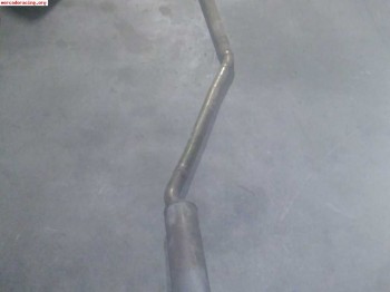Linea de escape de 55mm para citroën ax