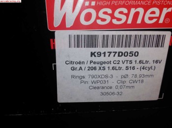 Pistones wossner 