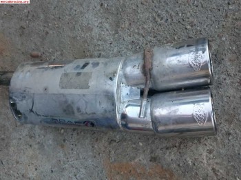 Cola de escape don silencioso roar en acero inoxible