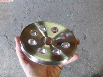 Polea de cigüeñal de seat 124, 1430, 131 en aluminio 