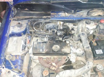 Motor citroen saxo 1.6 8v completo con cableado y centralita
