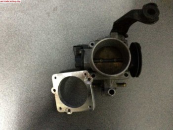 Mariposa clio sport  y adaptador psa alumunio 