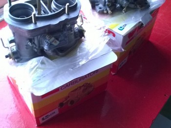 Carburadores y colectores porsche