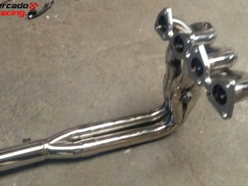 Colector de escape 4 2 1 kit car para saxo 16v