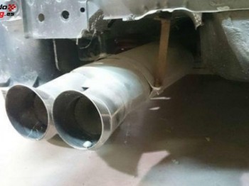 Escape don silencioso doble salida