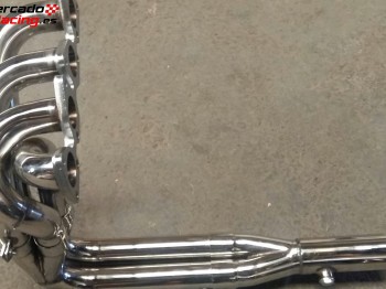 Colector de escape 4 2 1 kit car para saxo 16v