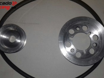 Poleas aluminio saxo 106 ax